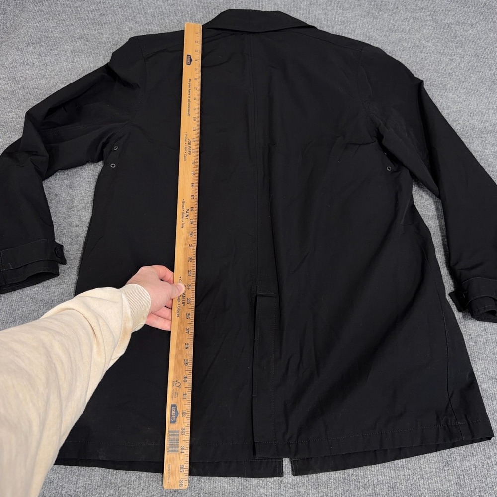 Eddie Bauer Jacket Men Large Overcoat Trench Coat 550 Down Fill Liner Button Up - Picture 11 of 14